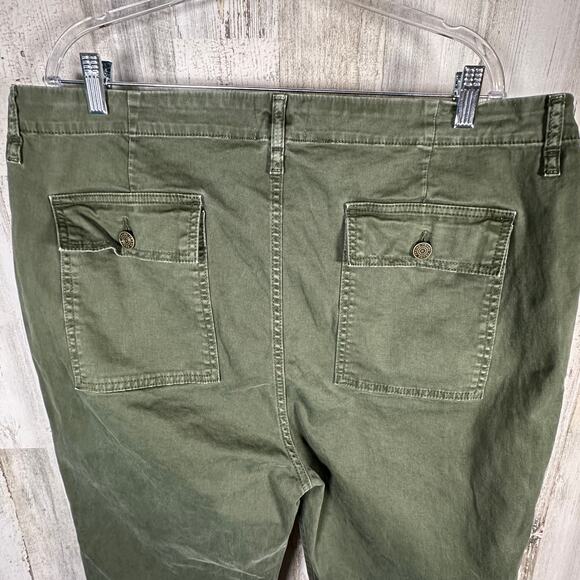 FRAME Wide Leg Button Fly Jeans – Olive Green – Size 34 – Pockets – MSRP $258 - Picture 5 of 7
